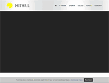 Tablet Screenshot of mithril.pl